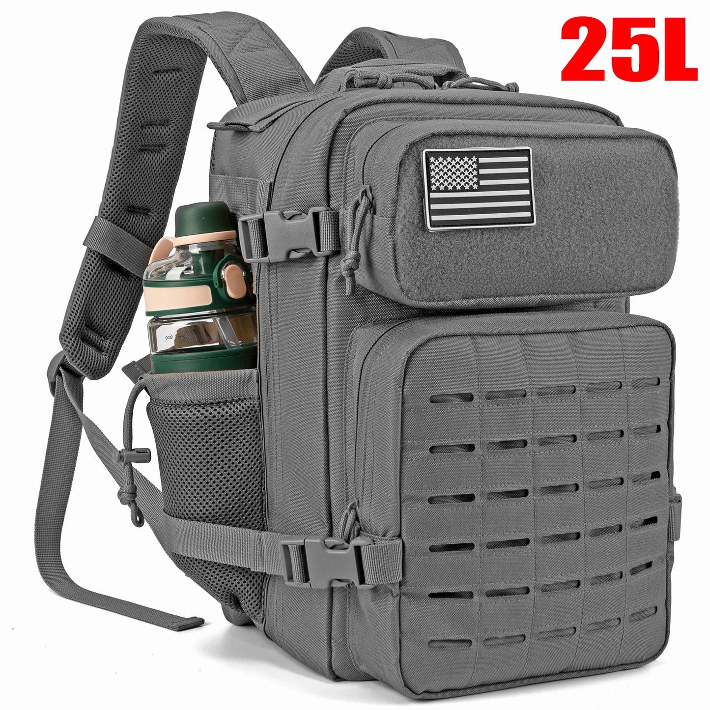 ReFire Gear Tactical Backpack Outdoor Activities With Water Bottle Holder