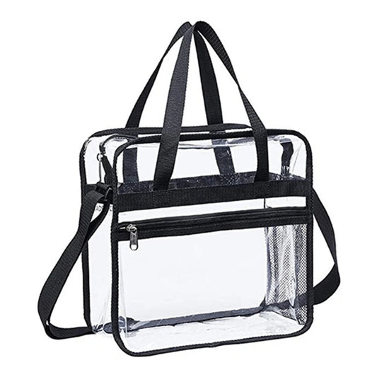 Shunmaii Portable Transparent Waterproof Crossbody Cosmetic Organizer