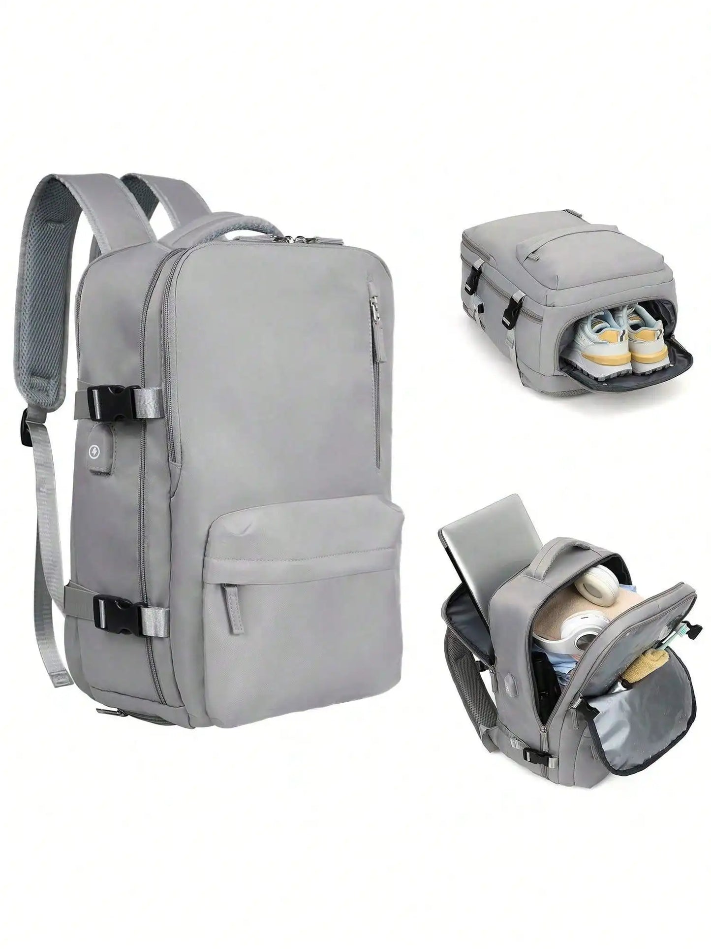 Unisex Laptop Backpack With Waterproof Compartment