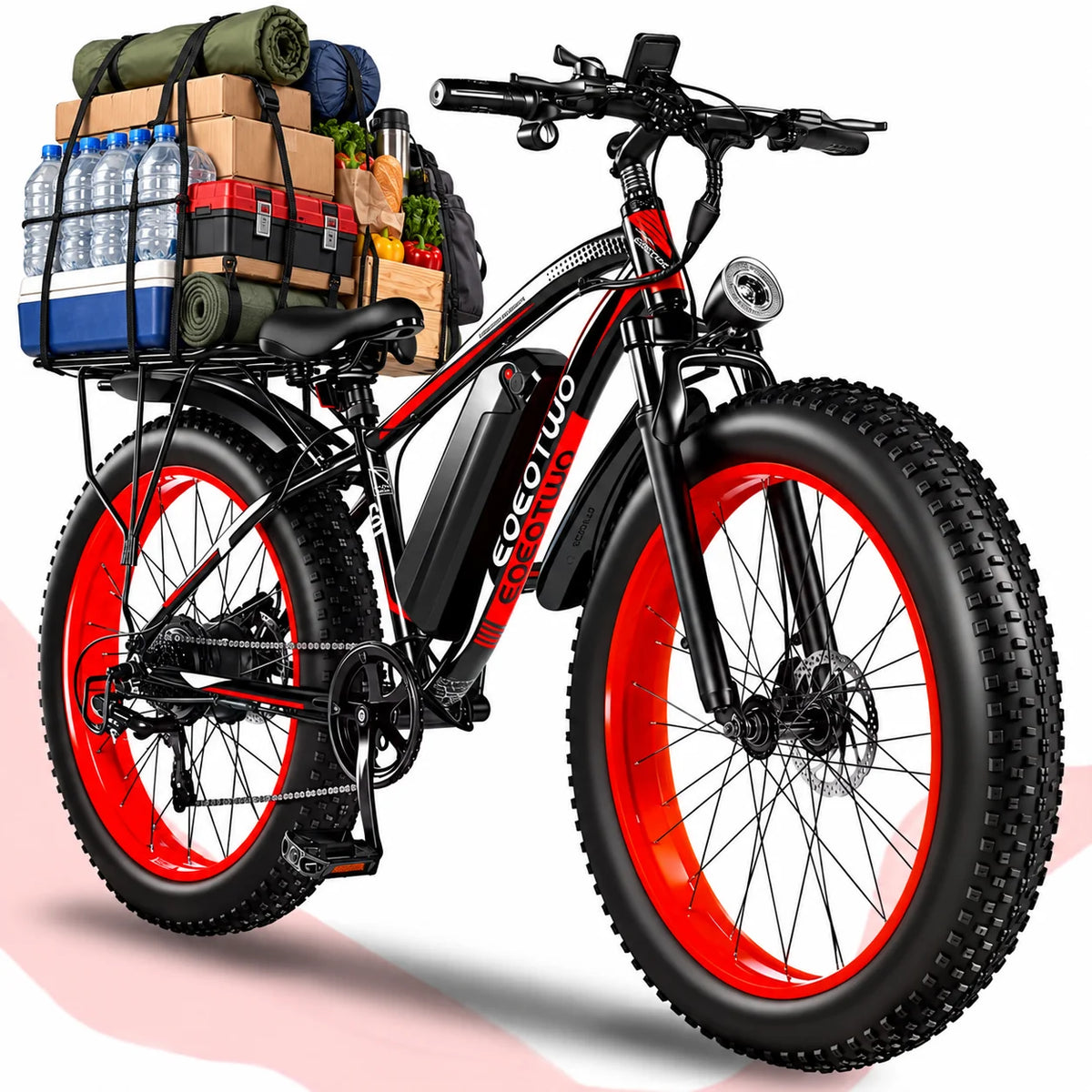 EOEOTWO 1500W Fat Tire Electric Bike Adult All Terrain Commuter