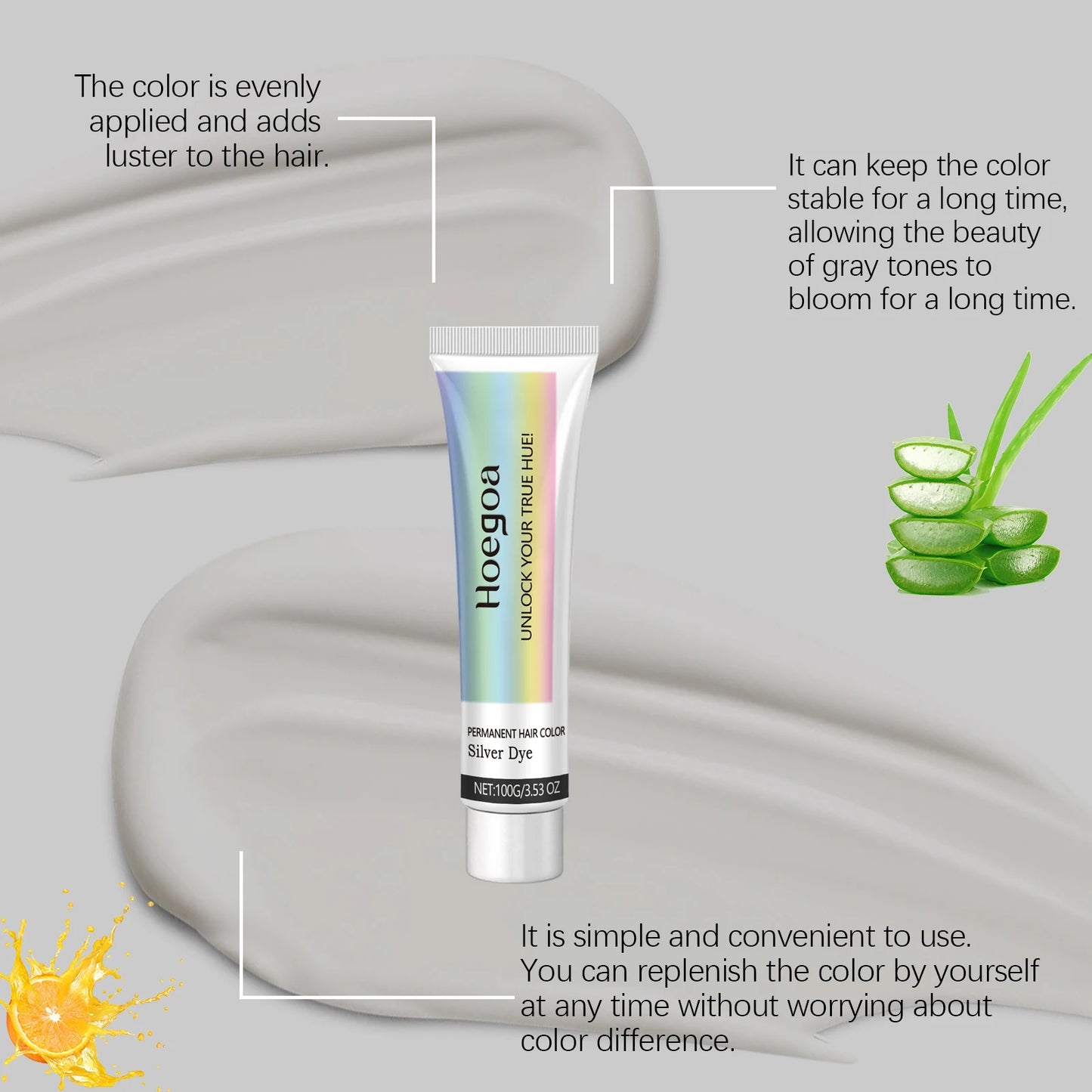 Salon Grade Hair Dye Cream For Men And Women Lasting