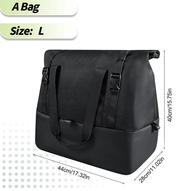 Newboler Rear Bike Basket Cargo Rack Bag With Handle