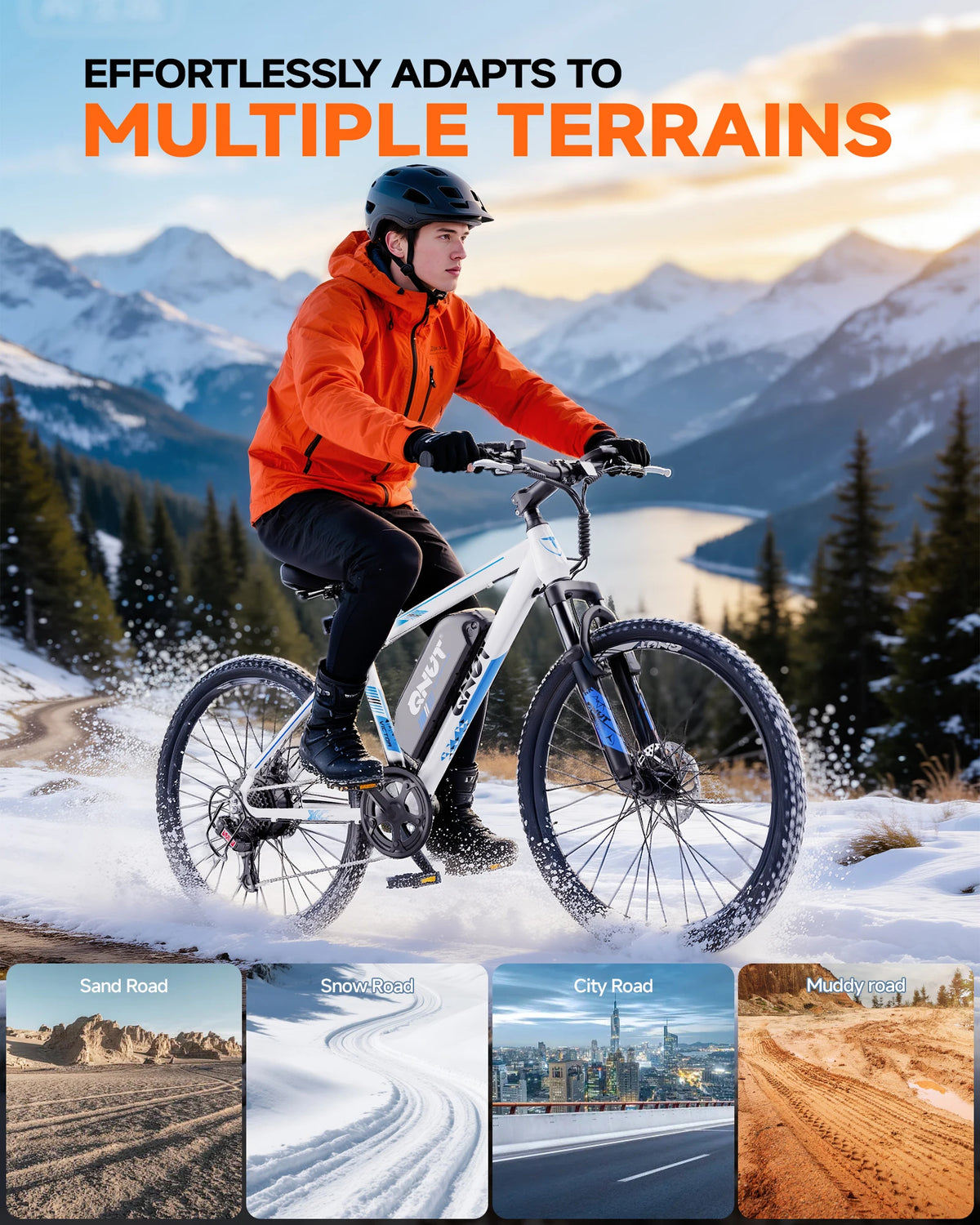 QNUT Victor 4.0 Electric Mountain Bike With 750W Motor