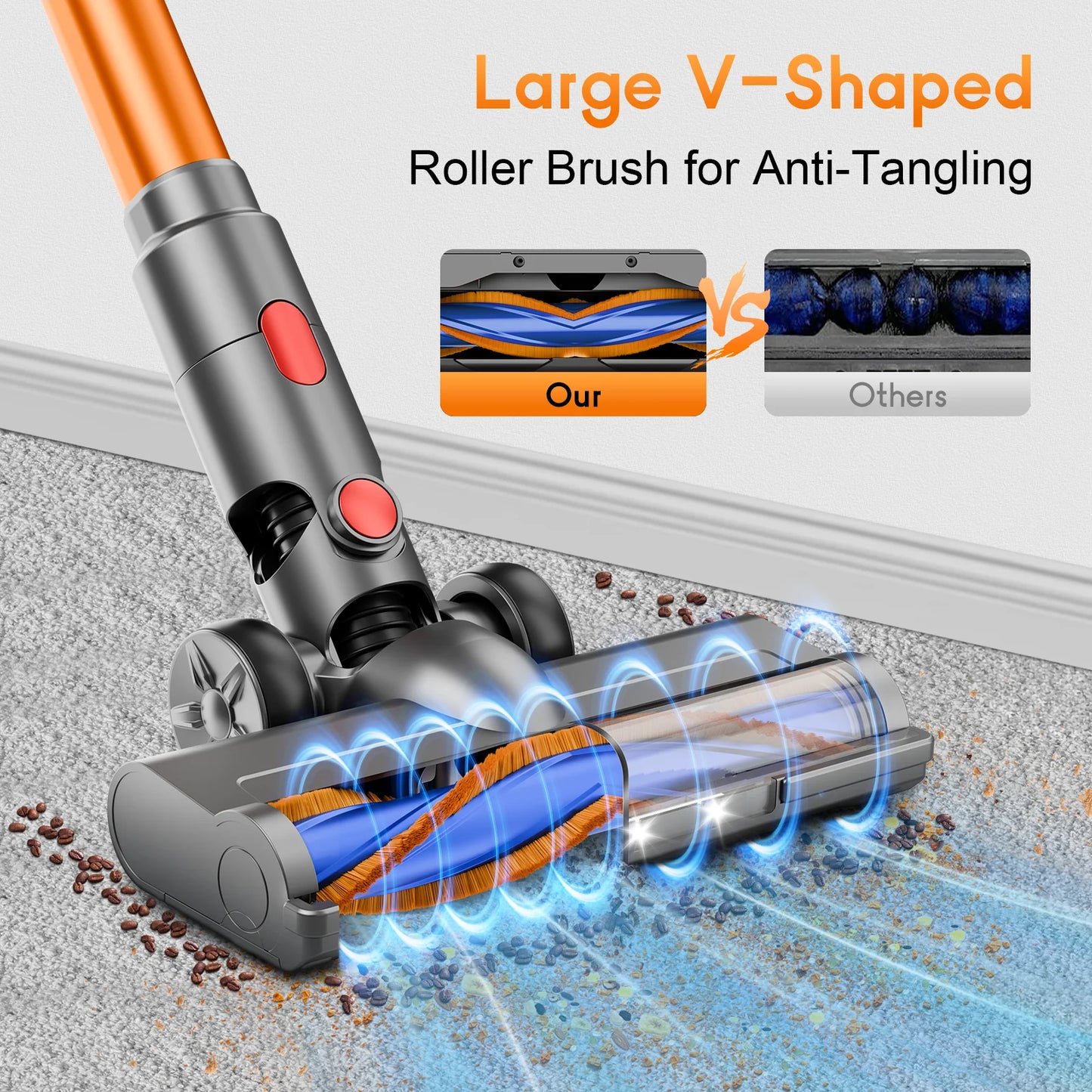 Honki Cordless Wet Dry Handheld Vacuum Cleaner With Powerful Suction