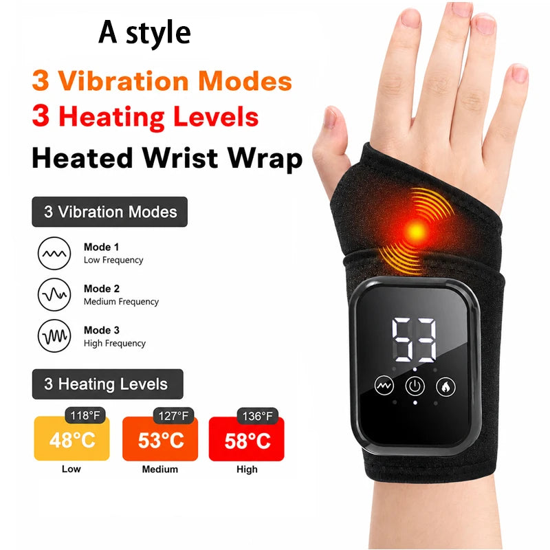 DearBeauty Wrist Massager With Heat, Rechargeable, 3 Heat Levels