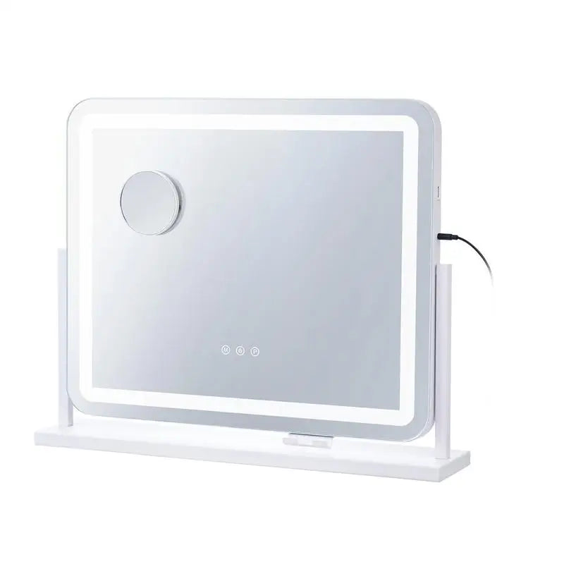 Lighted Vanity Mirror With Three Color Modes And 5X Magnification