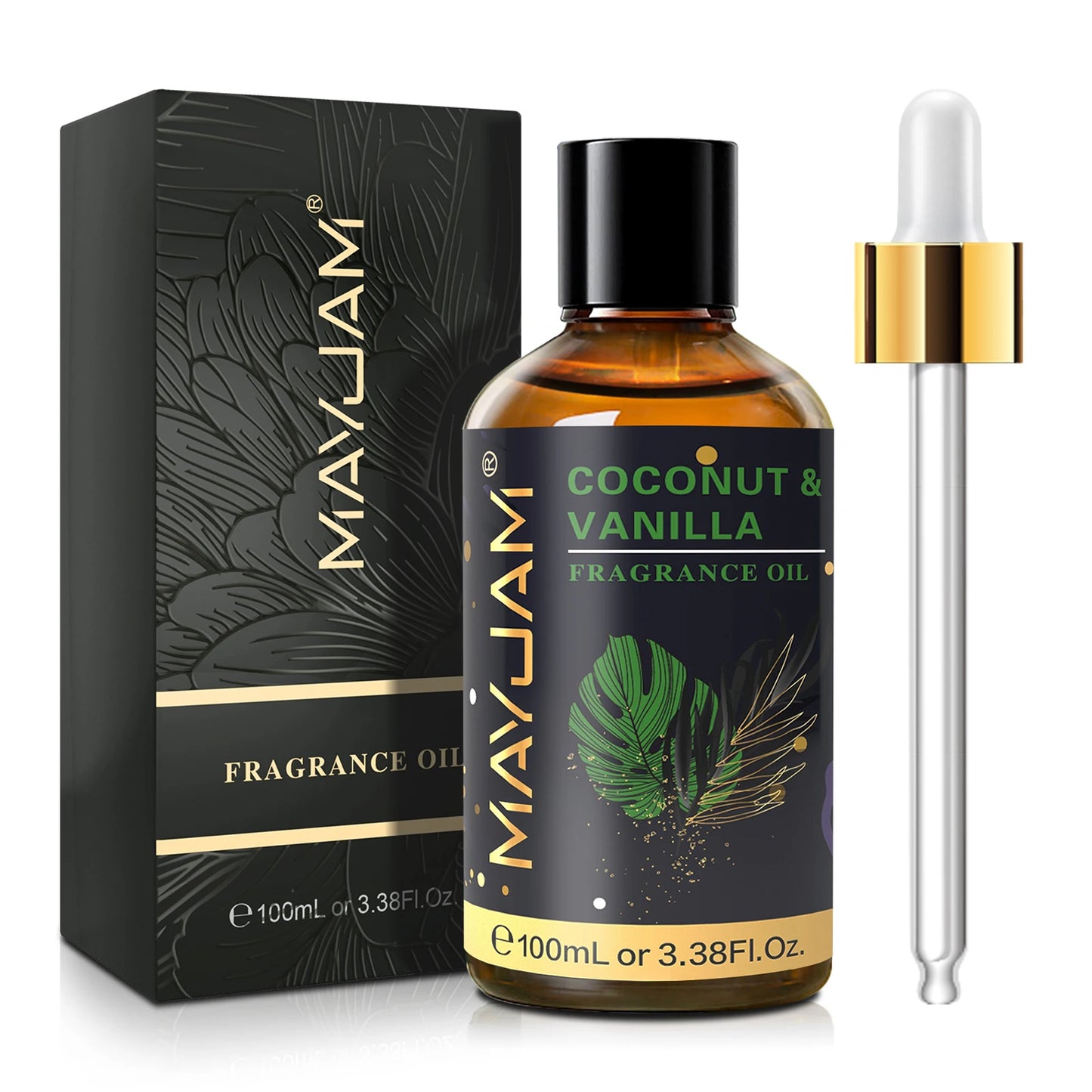 MAYJAM Coconut Vanilla Fragrance Oil For Diffuser And Candles