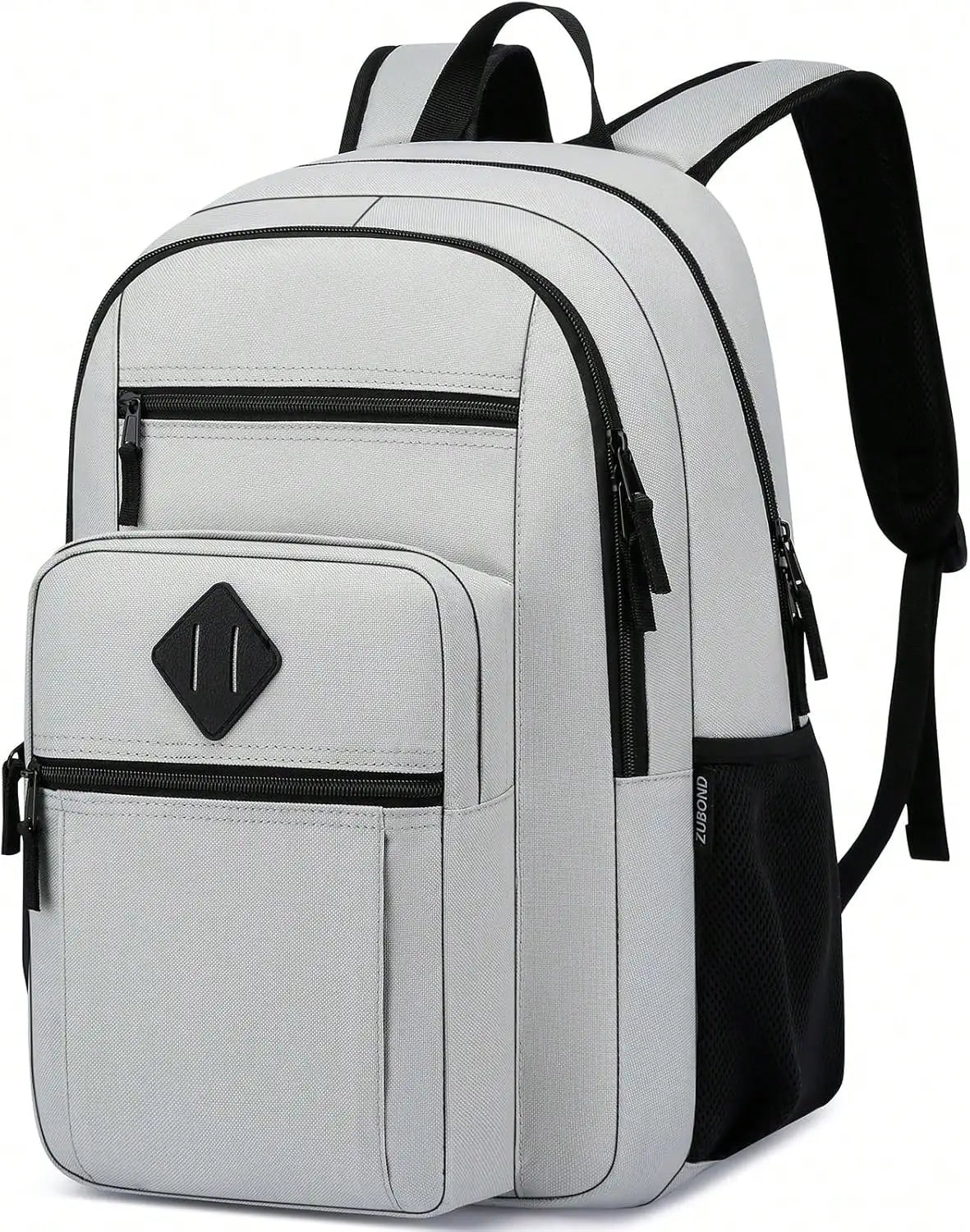 Unisex Cotton Backpack With Laptop Compartment And Bottle Holder
