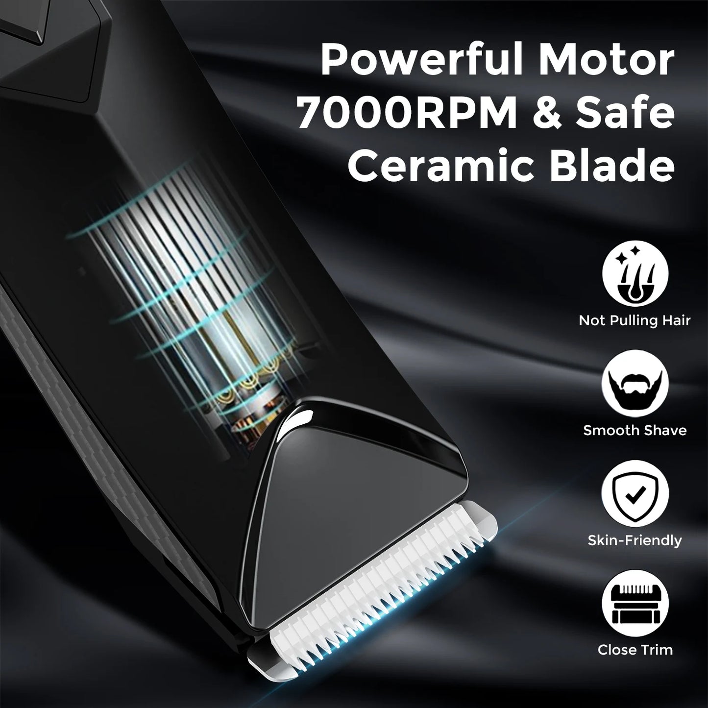 SEJOY Body Hair Trimmer for Men Waterproof Rechargeable Groomer