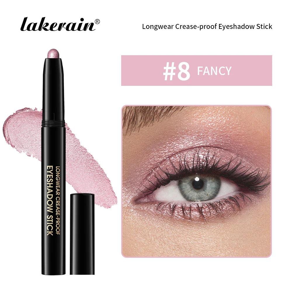 Waterproof Matte Shimmer Eyeshadow Pencil For Liner And Lid