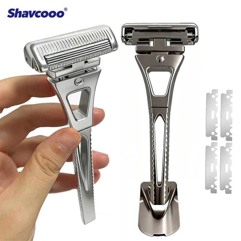 GP600 Glide 6.0 Pro Stainless Safety Razor With Magnetic Head