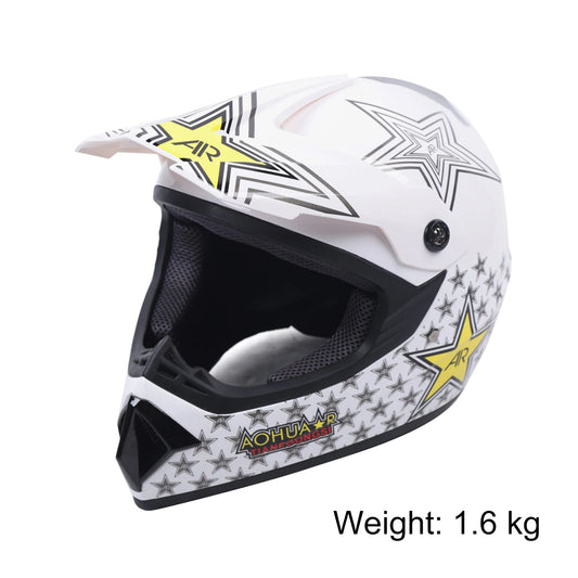 Youth Off-Road Racing Gear Kit Helmet Goggles Gloves