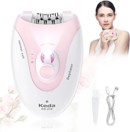 Portable USB Rechargeable Hair Removal Device With Light For Smooth Skin