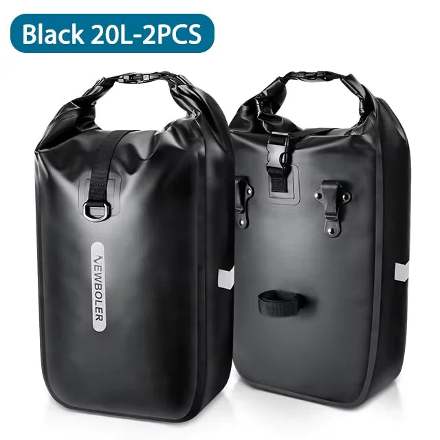 NEWBOLER Waterproof Front Fork Bag 10L-20L Quick Release Bicycle Bag