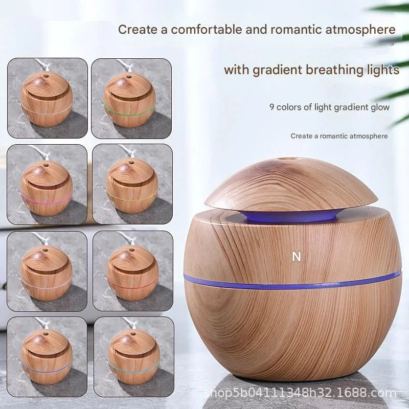 Oeny LED Humidifier Diffuser USB Essential Oil Night Light