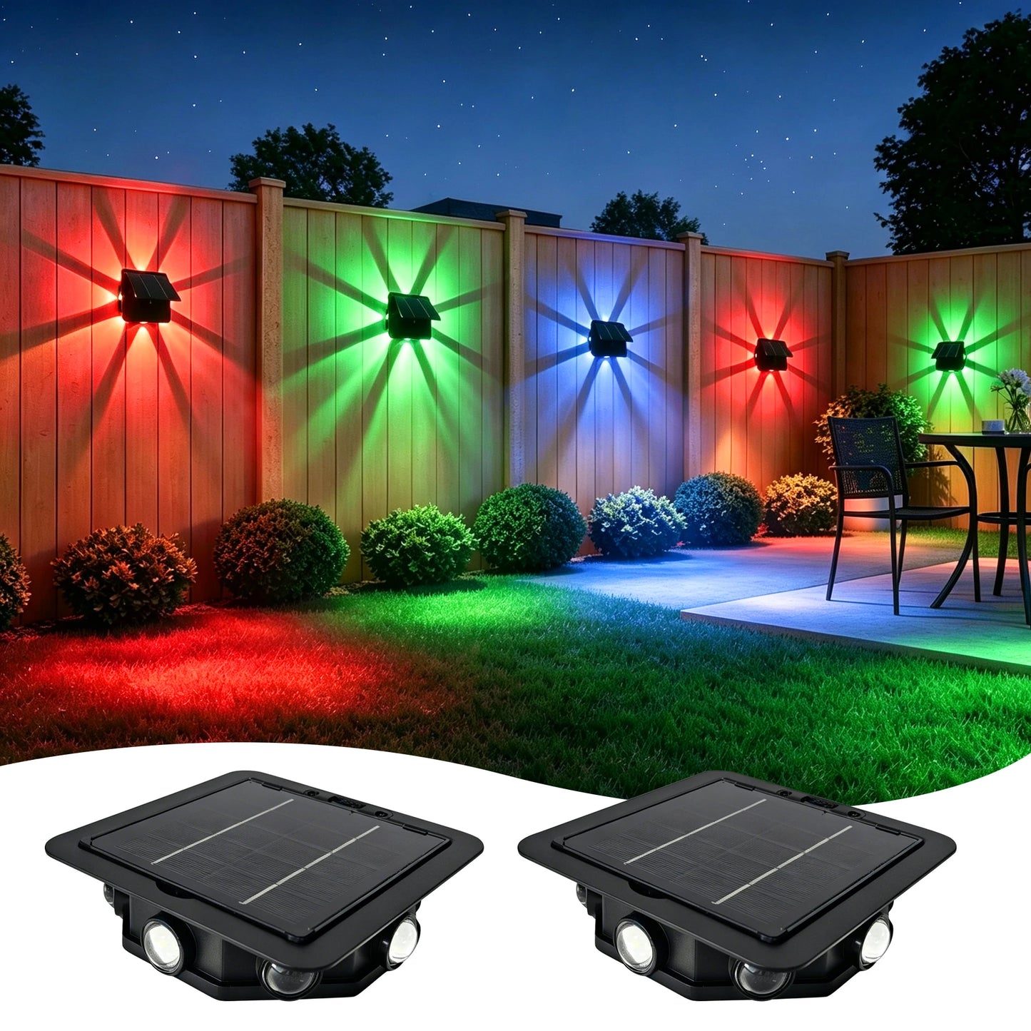 Morglad Solar Led Wall Light For Garden Courtyard Decoration Waterproof