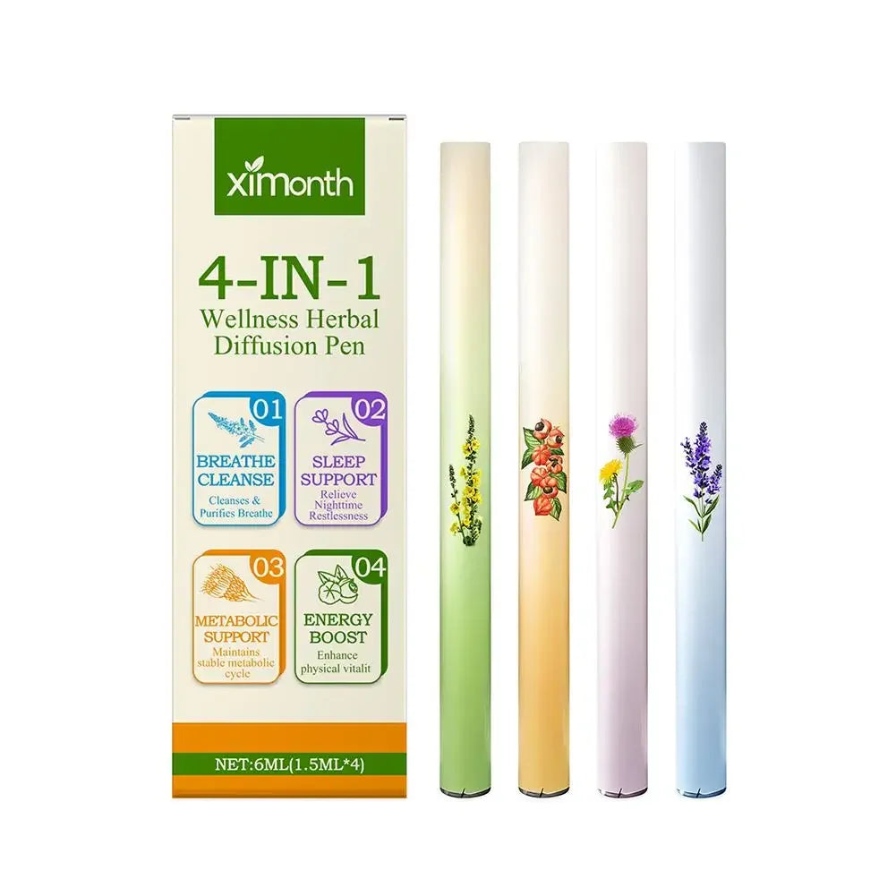 4 In 1 Air Freshening Pen Aromatherapy Diffuser Herbal
