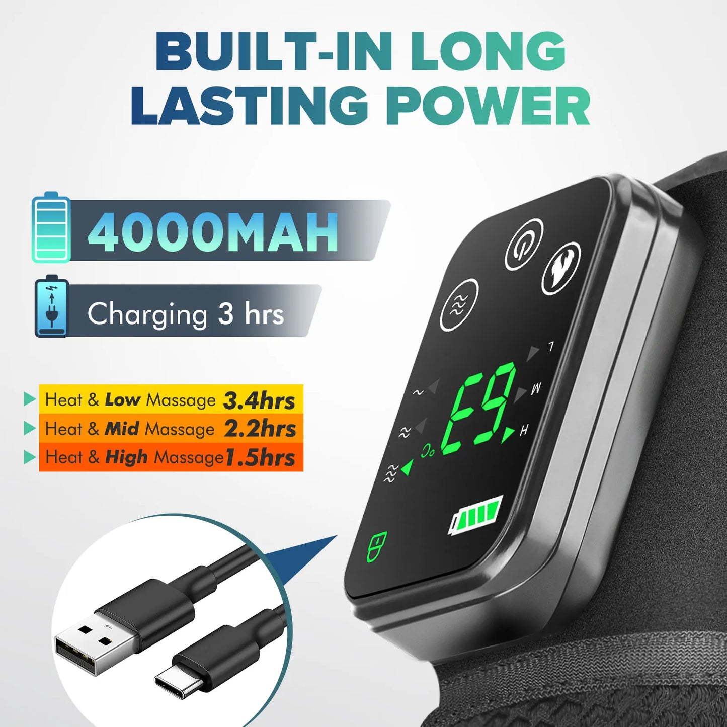 Intelligent Electric Heating Knee Protection Massage and Joint Device