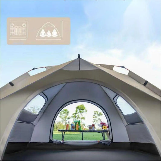 Pakicetus Automatic Camping Tent With Dual Doors And Windows