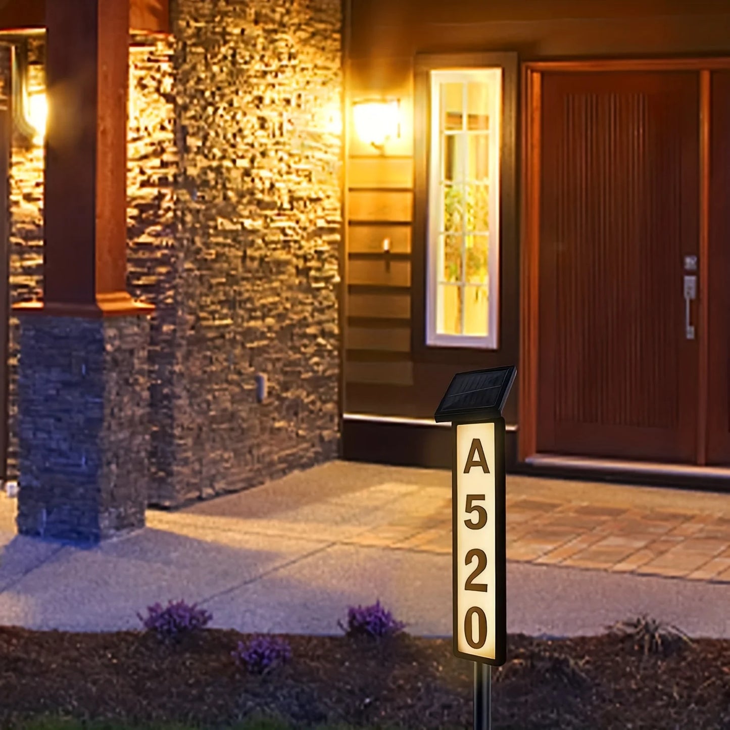 Solar Powered Ground Insert Lawn Lights For Outdoor Walkways
