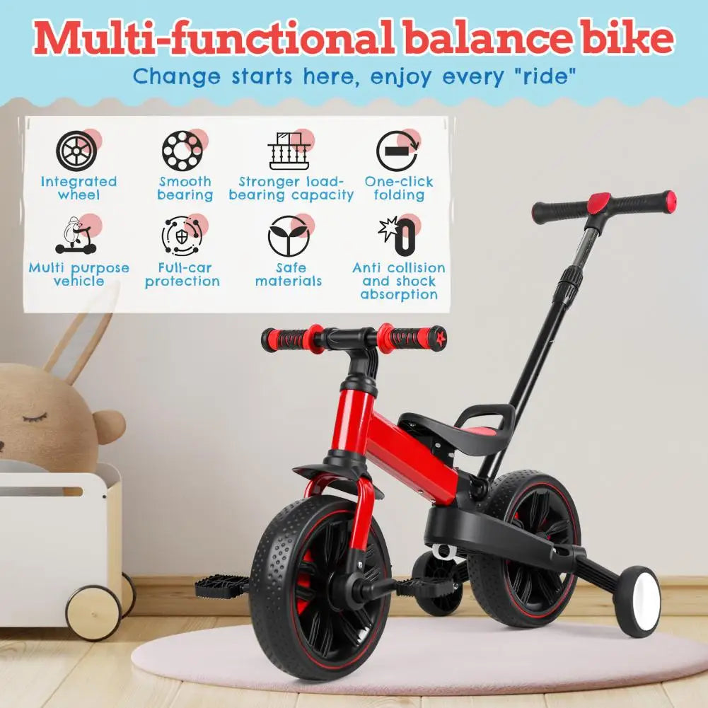 Balance Bike For Kids 2-5 Unisex Folding Push Bike