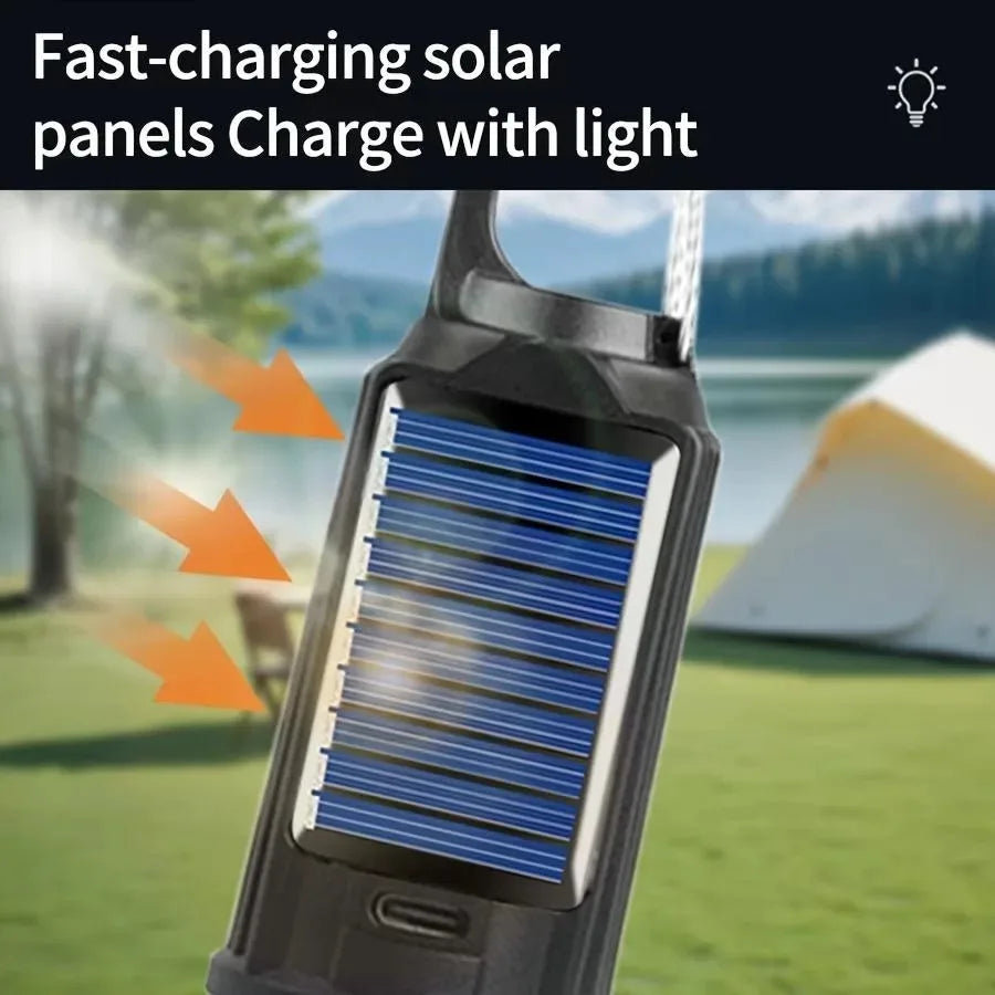 Portable Usb Rechargeable Led Outdoor Camping Lantern And Emergency Light