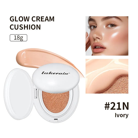 Ibcccndc Dewy Glow Cream Cushion Foundation Hydrating Long Wear