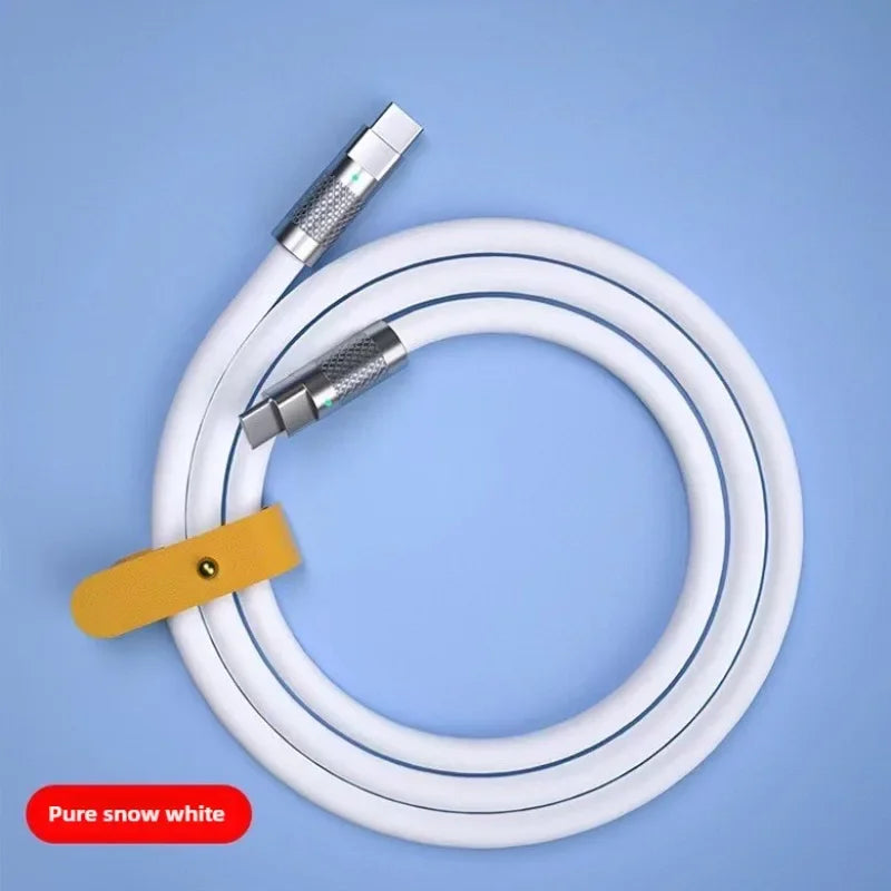 120W 7A USB-C To USB-C Fast Charge Cable Type-C Silicone