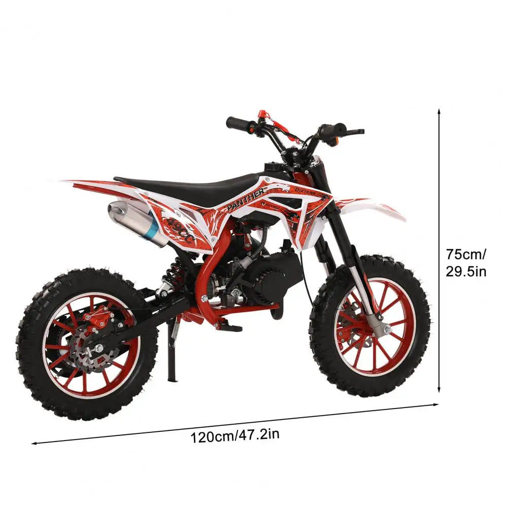 49cc 2 Stroke Kids Dirt Bike Gas Powered Off Road Mini Motorcycle