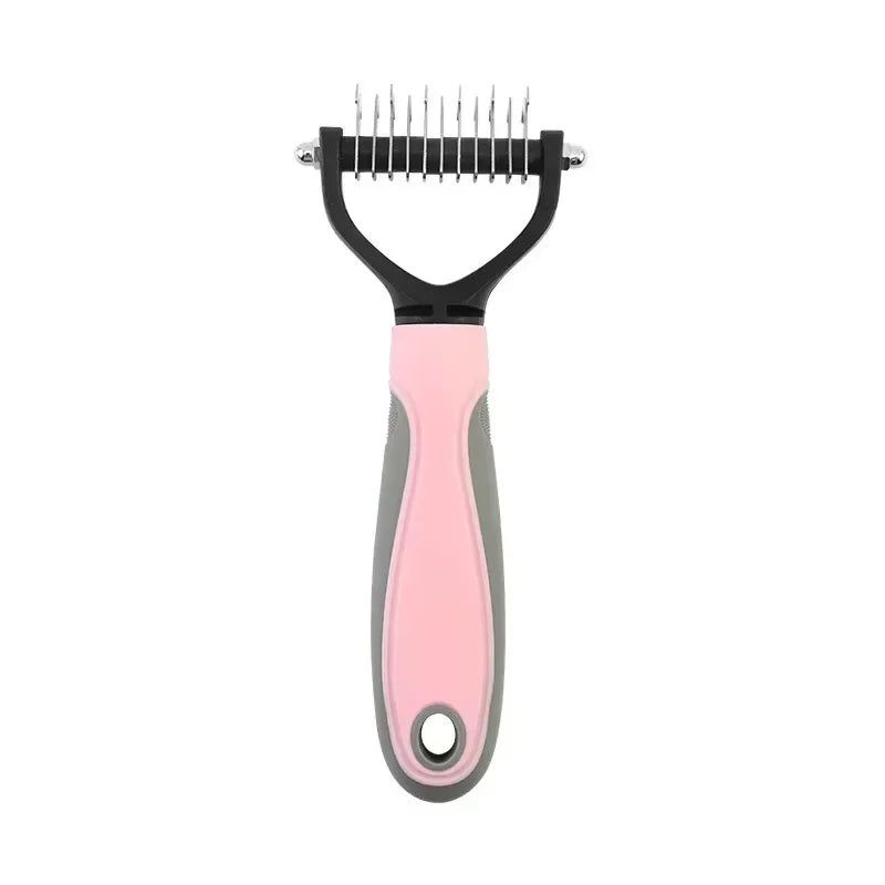 Double Sided Stainless Steel Pet Grooming Brush For Dogs And Cats