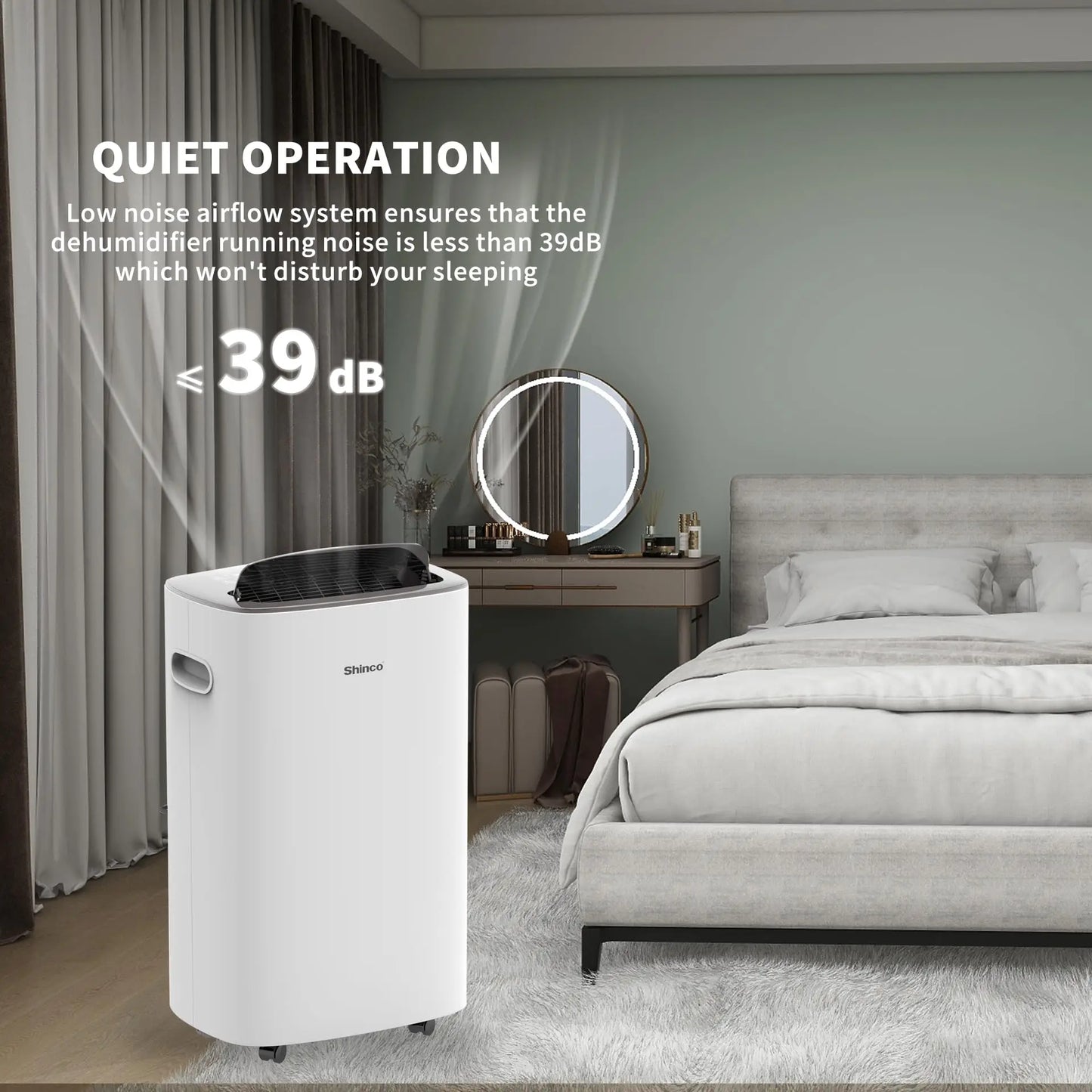 Shinco 86 Pint Dehumidifier For Home And Basements