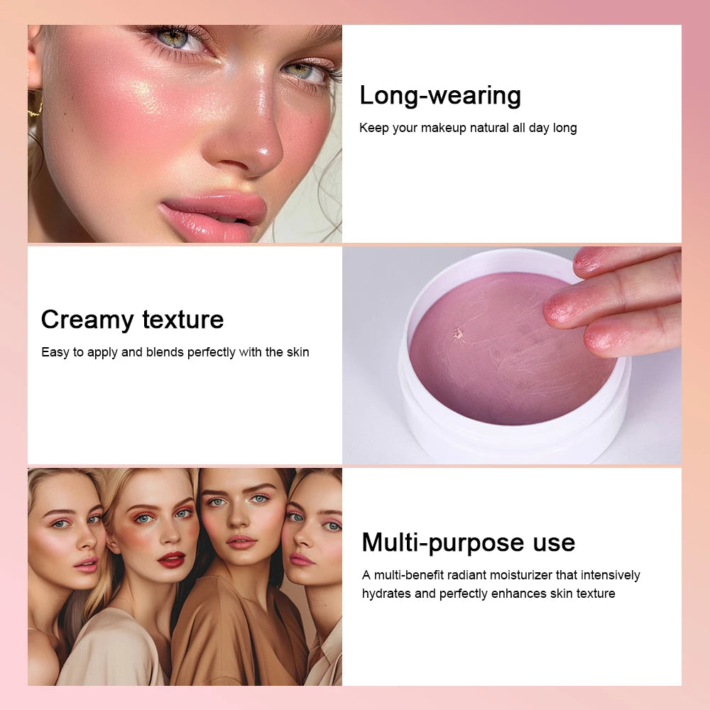 Lakerain Multi Purpose Cream Blush For Eyes Lips And Cheeks