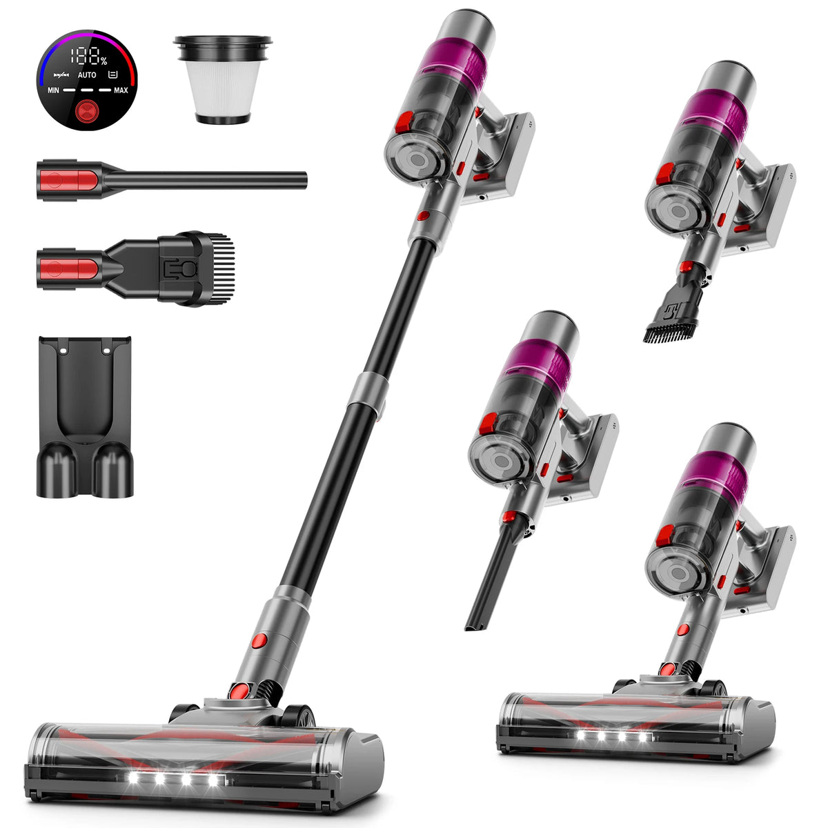 Honki Cordless Vacuum Cleaner With HEPA Filter For Pet Hair