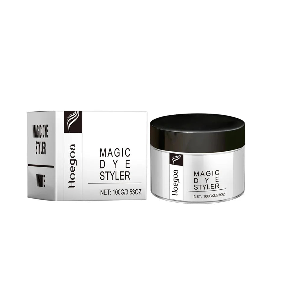 HOEGOA Hair Dye Wax Nourishing Long Lasting Styling Cream