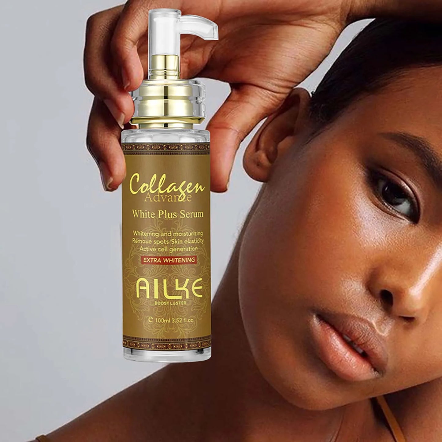 AILKE Whitening Face Serum With Organic Collagen For Even Tone