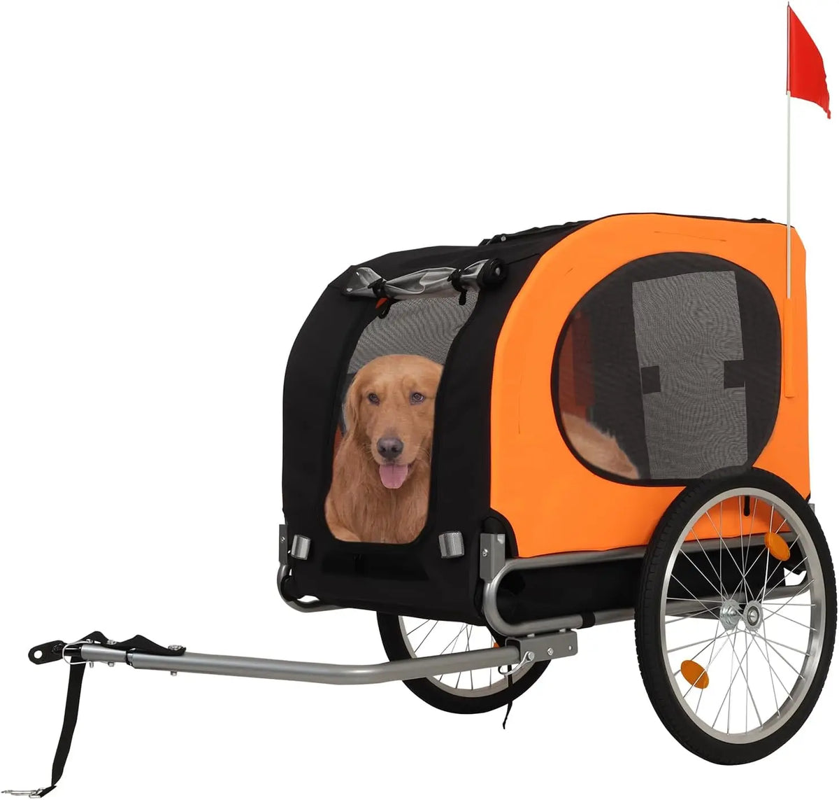 HiMISS Dog Bike Trailer Jogging Stroller Collapsible Ventilated Waterproof