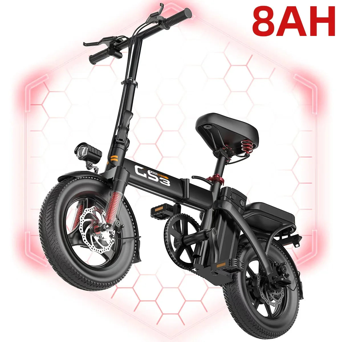 Uplee GS3 Lightweight Folding Electric Bicycle With 500W Motor