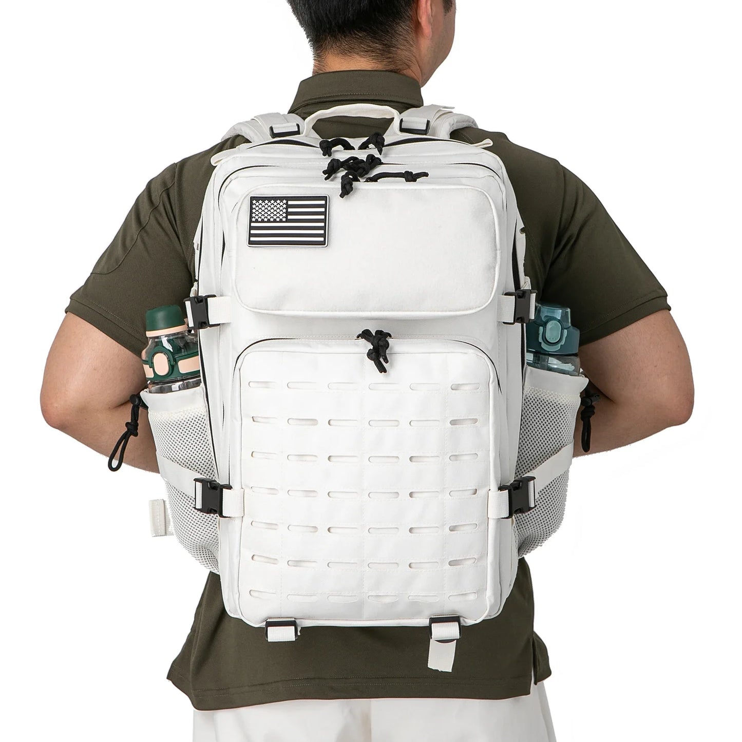 ReFire Gear Tactical Backpack Outdoor Activities With Water Bottle Holder