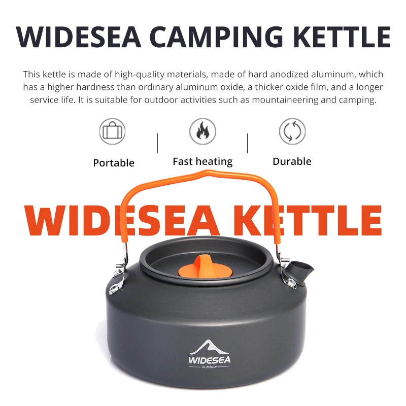 Widesea Outdoor Camping Cookware Set Pots and Utensils