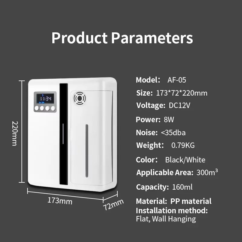 Namste Bluetooth Aroma Diffuser 300m3 Coverage For Home Fragrance