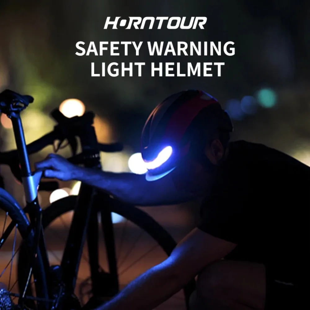 LUMDEER Road Bicycle Helmet With Turn Signals Magnetic Goggles