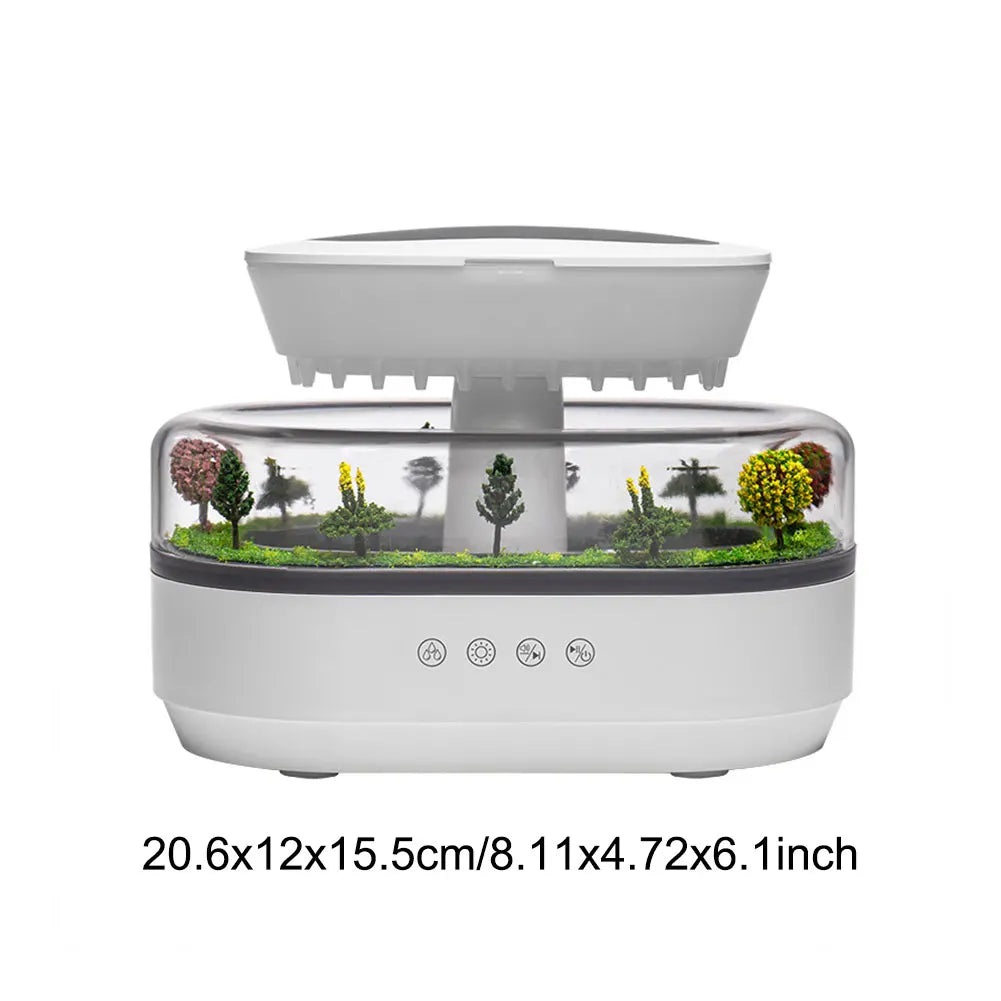 Shunmaii RainCloud Ultrasonic Aroma Humidifier With Colorful Light