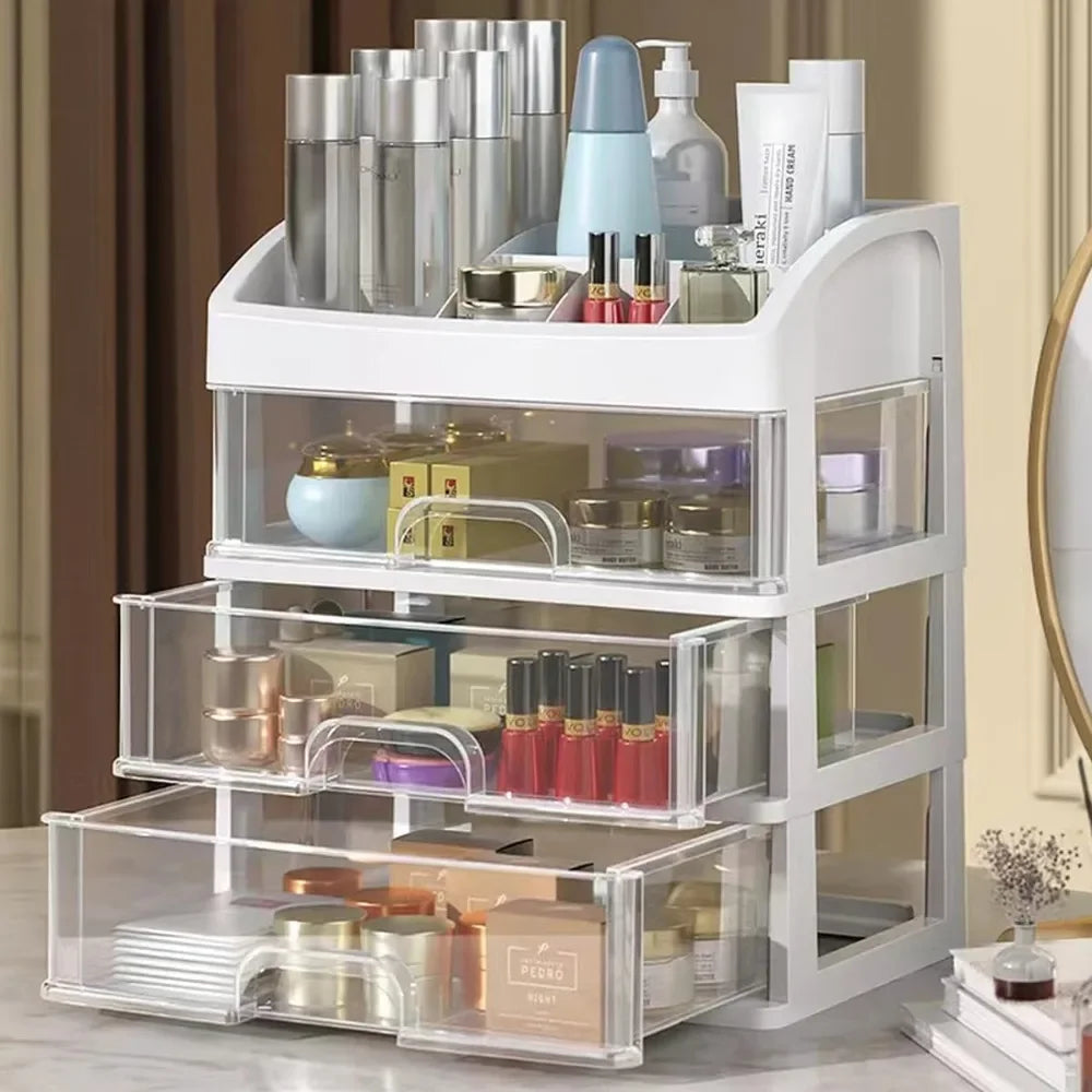 AEDG Multi-Layer Desktop Storage Box Organizer For Cosmetics