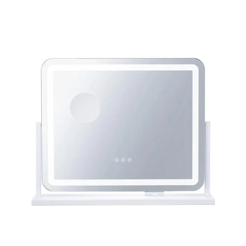 Lighted Vanity Mirror With Three Color Modes And 5X Magnification