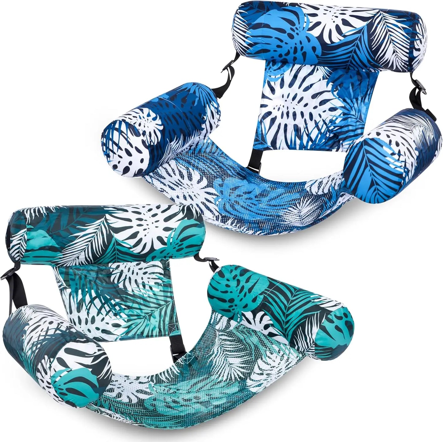 JOYFY Leaf Floating Pool Chair For Adults Inflatable Pool Float