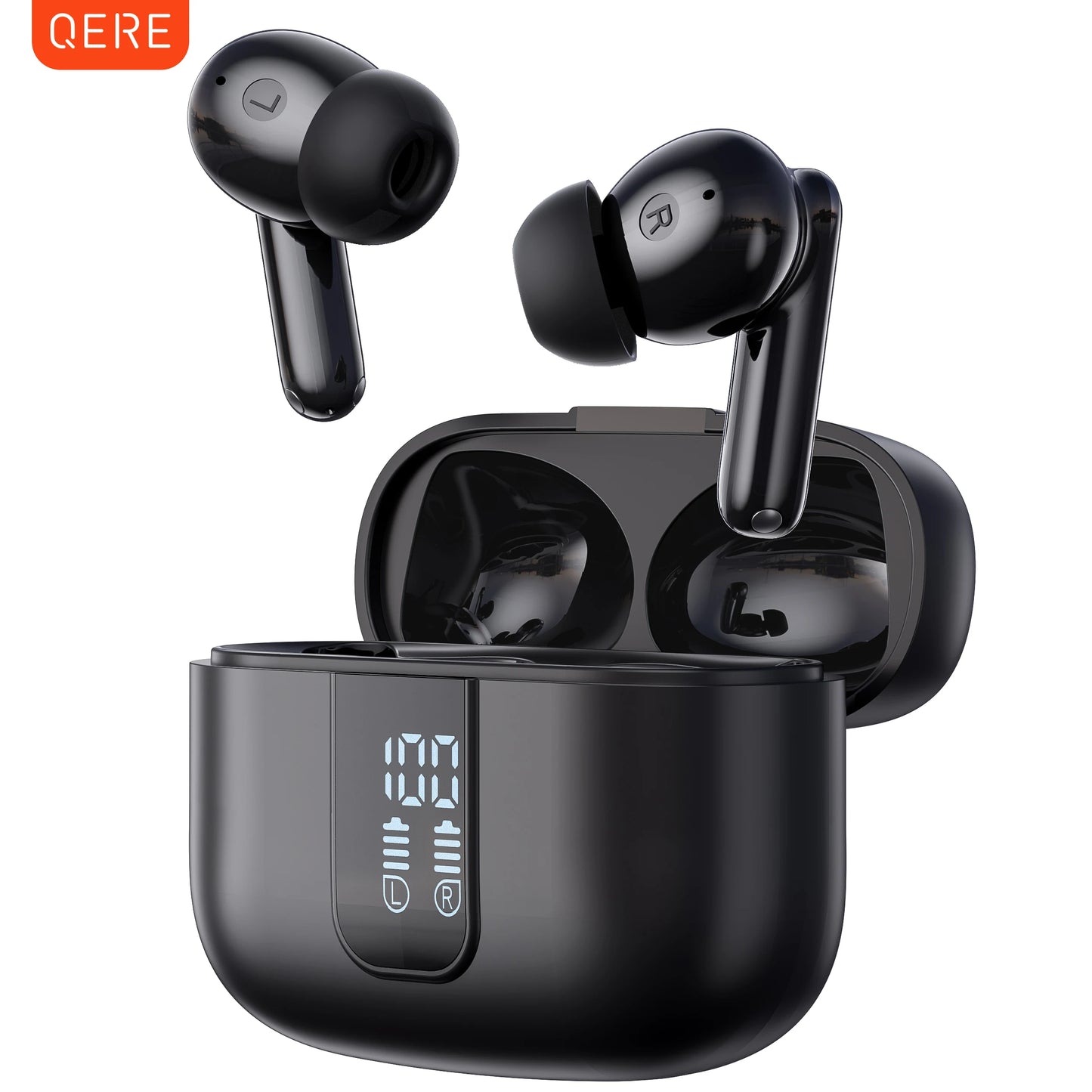 QERE E50 Wireless Headphones Bluetooth 5.3 HD Sound Experience