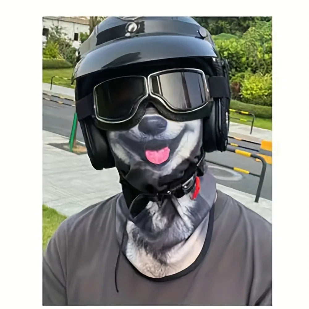3D Cat Design Neck Protector Sun Shield For Cycling