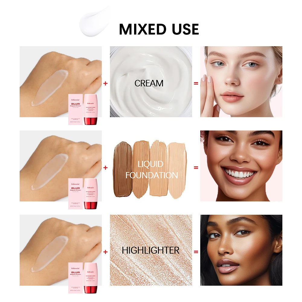 Ibcccndc Blur Magnet Primer Base Smooth Pore Matte Finish