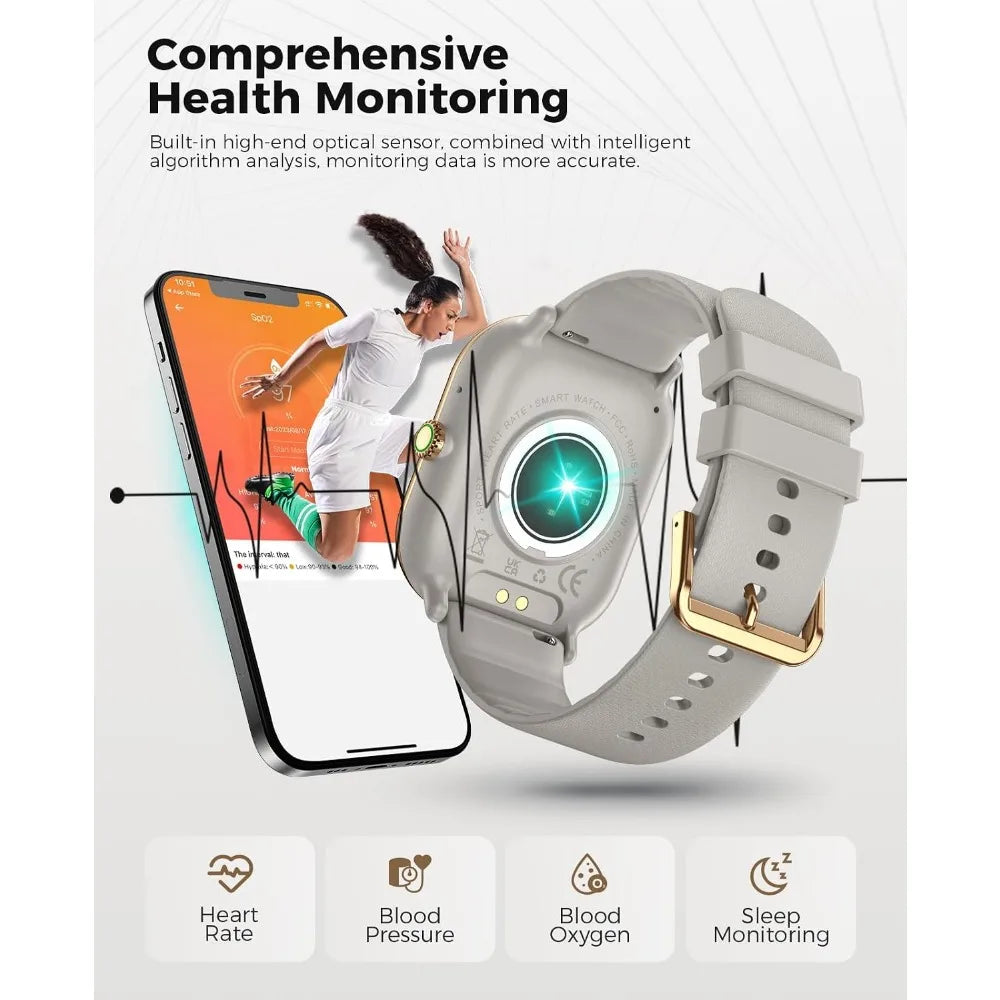 H96 AMOLED Smartwatch For Women Over 100 Sport Modes IP68
