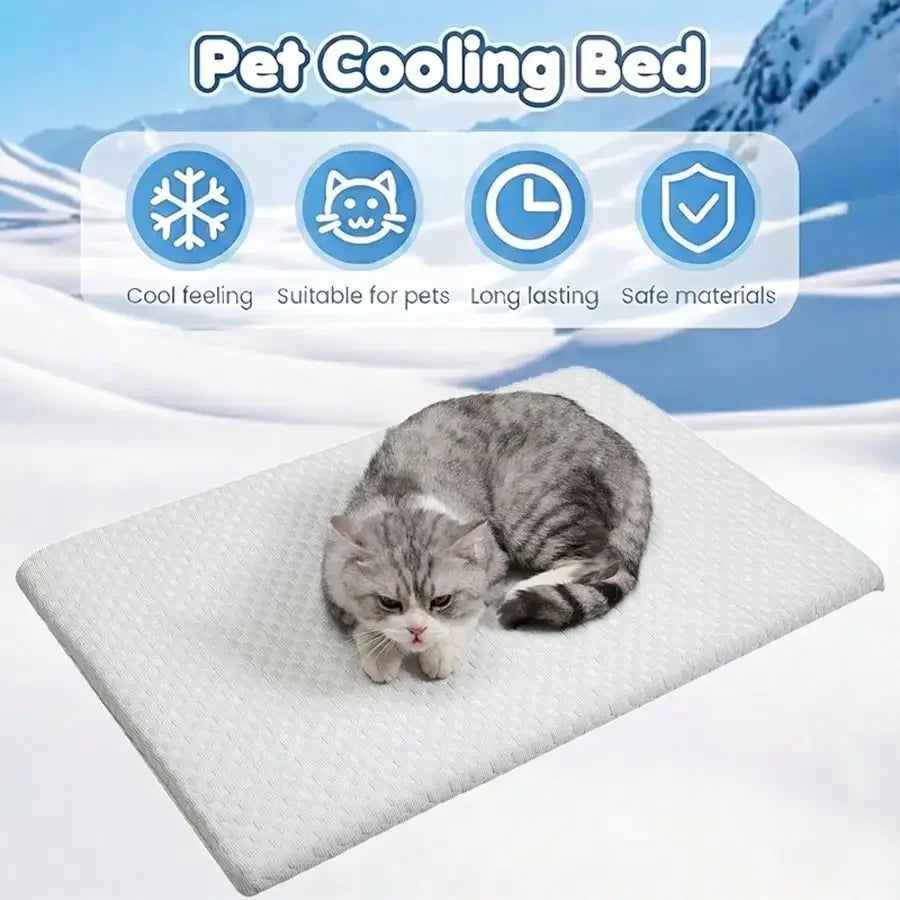 Thick Cooling Pet Bed With Breathable Cotton Padding For Pets